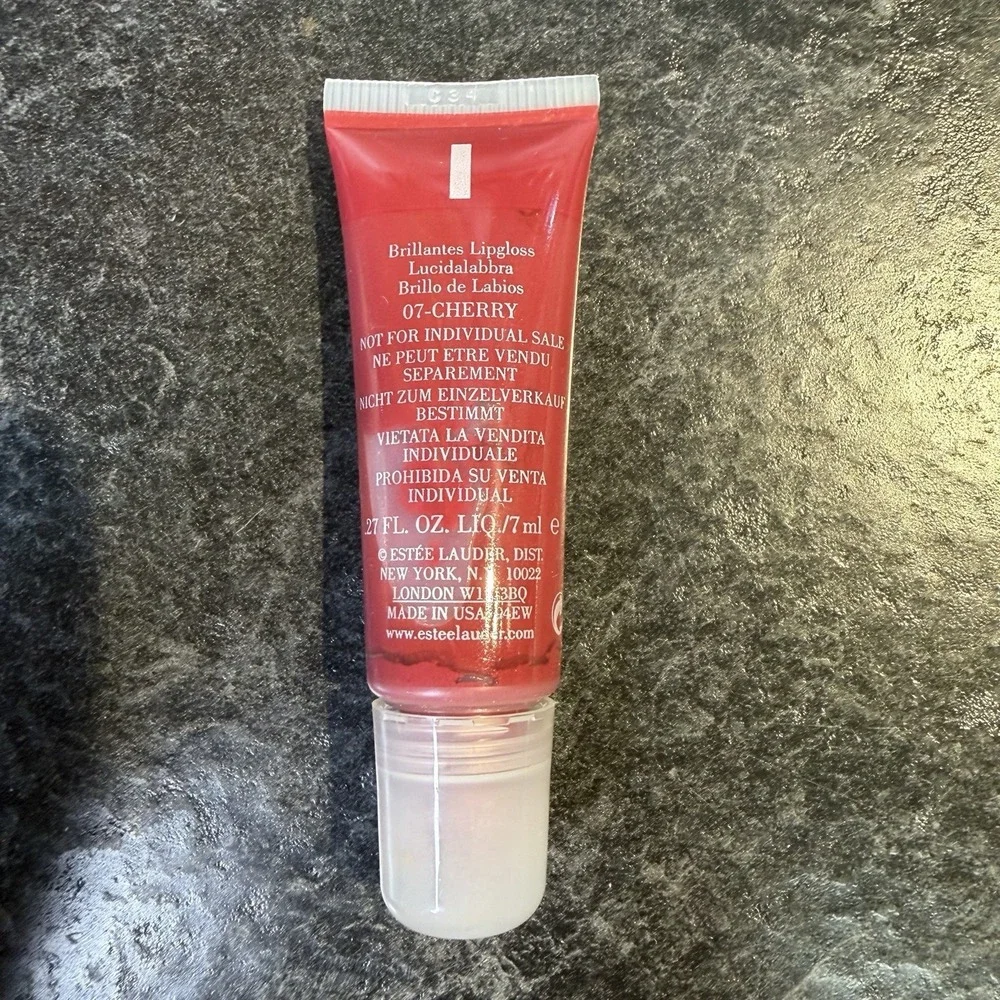 NEW Estee Lauder Pure Color Lip Gloss CHERRY .27 oz